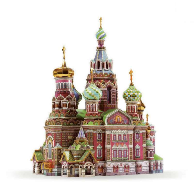 Сборная модель из бумаги - Спас на Крови Санкт-Петербург 