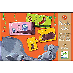Puzle-pāris - Mamma un mazuļi