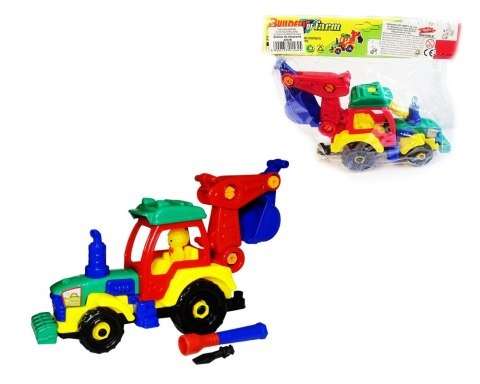 Rotaļlieta-konstruktors "Traktors"