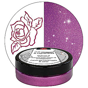 Štampēšanas krāsa Viva Decor 3D 50ml - Magenta Metallic