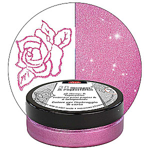 Štampēšanas krāsa Viva Decor 3D 50ml - Rose Metallic