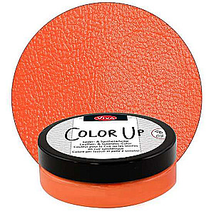 Krāsa ādai un sintētikai Color up, 50 ml, korallkrāsā