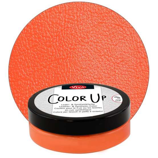 Ādas un sintētiskās krāsas VIVA Color Up 50ml-korallis