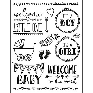 Silikona zīmogi VIVA Hello Baby