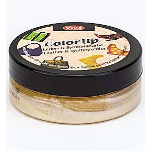 Krāsa ādai un sintētikai Color up, 50 ml, šampanietis