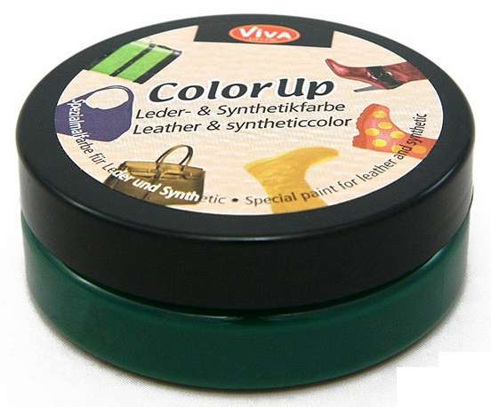 Краска для кожи и синтетики Color up, 50 мл, зеленый