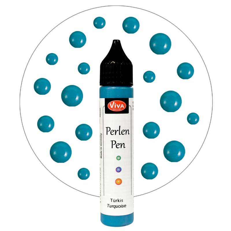 Жидкий жемчуг Viva Decor "Perlen-Pen" 28 мл - turquoise