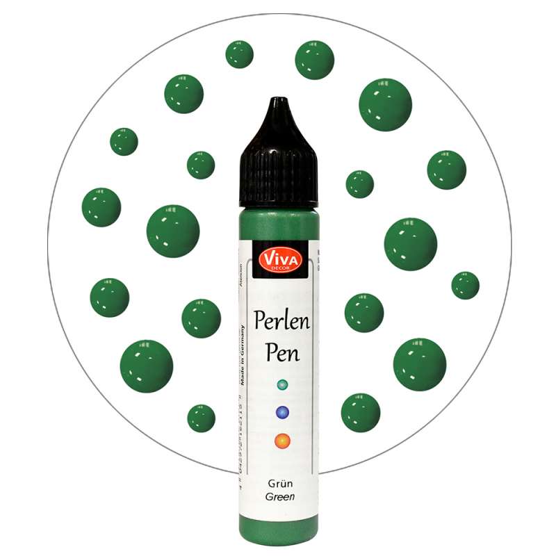 Жидкий жемчуг Viva Decor "Perlen-Pen" 28 мл - green