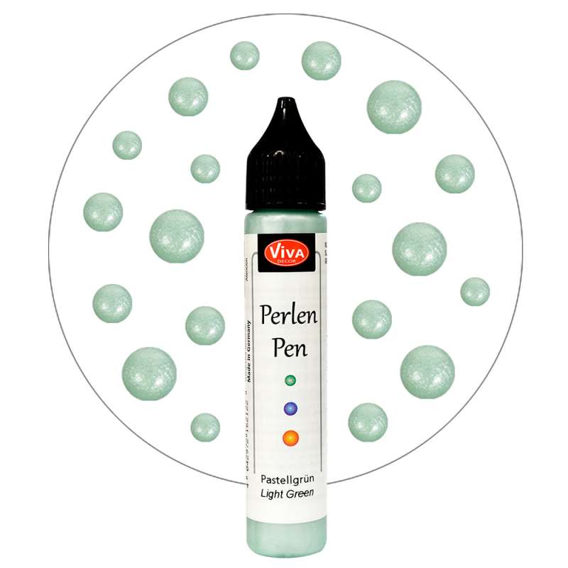 Šķidrās pērles Viva Decor "Perlen-Pen" 28 ml - Light Green