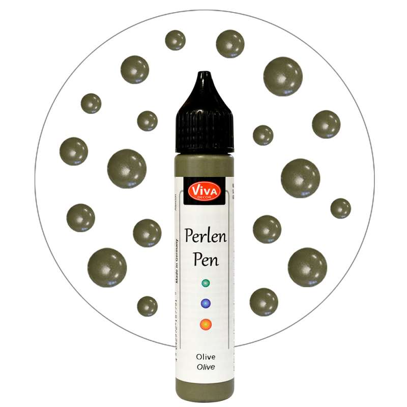 Жидкий жемчуг Viva Decor "Perlen-Pen" 28 мл - olive