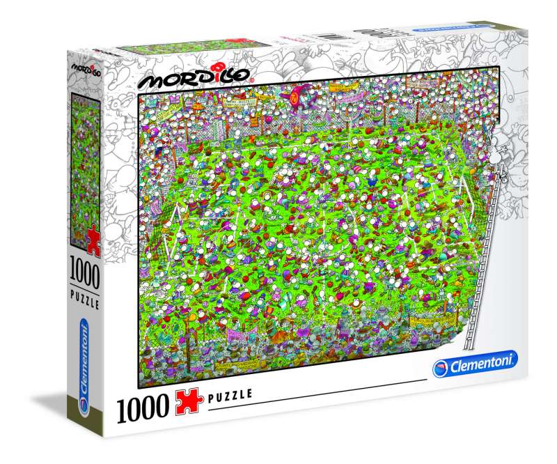 Pazlis CLEMENTONI Mordillo-mačs 1000 detaļas