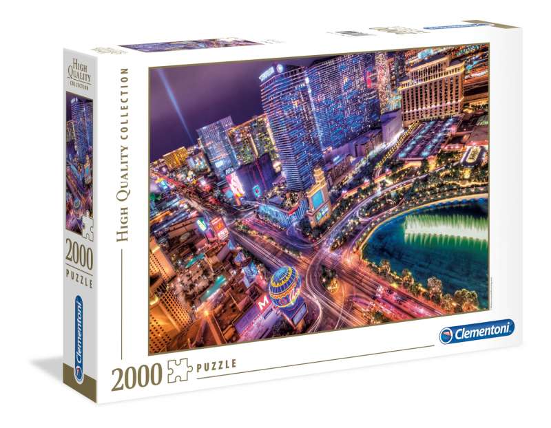 Puzle CLEMENTONI Las Vegas 2000 detaļas