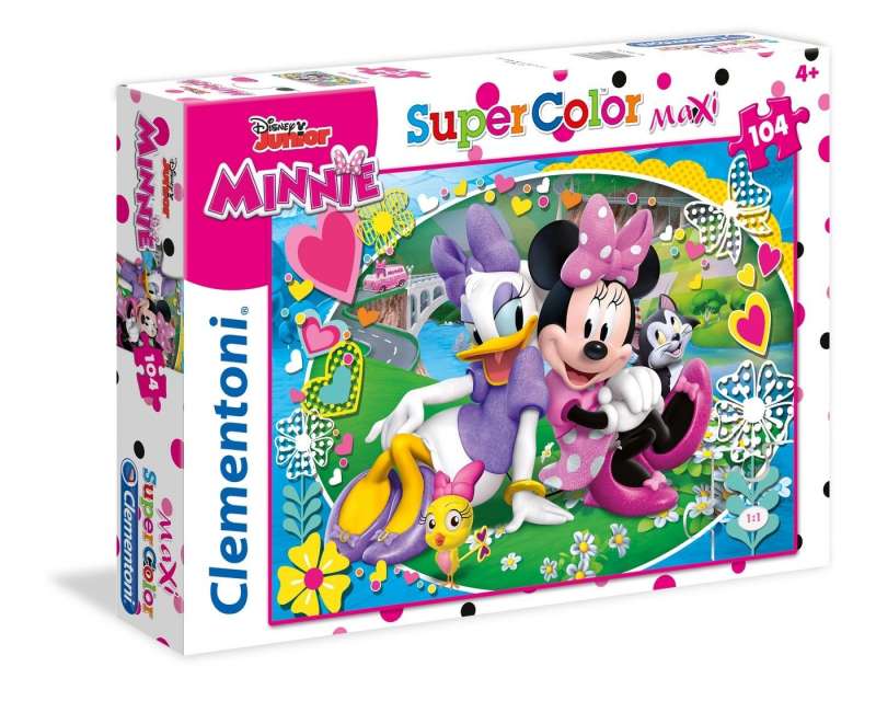 Puzzle CLEMENTONI  Maxi Minnie Happy 104 detaļas