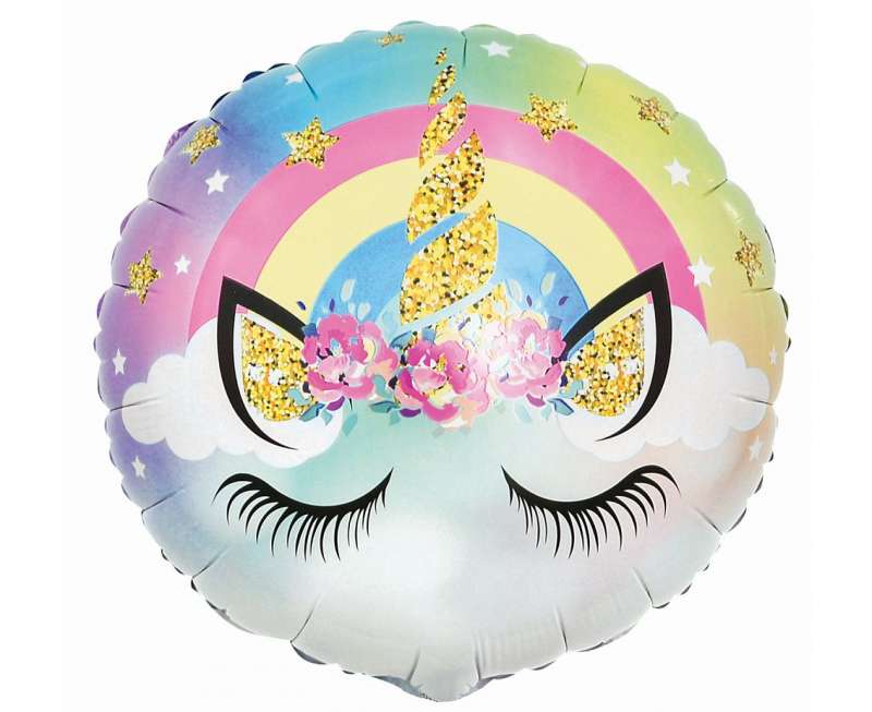 Folijas balons 18 Pastel Unicorn