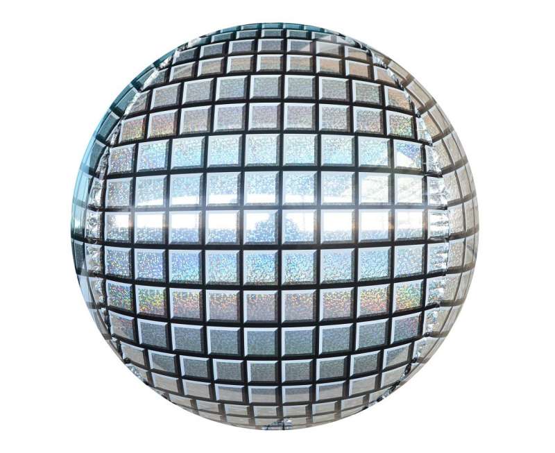 Фольгированный шар  16" Sphere-Shape disco