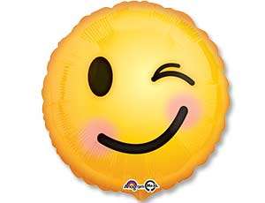 Фольгированный шар 43cm Smile emoticon
