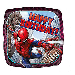 Folijas balons 18 "Happy birthday Spiderman"