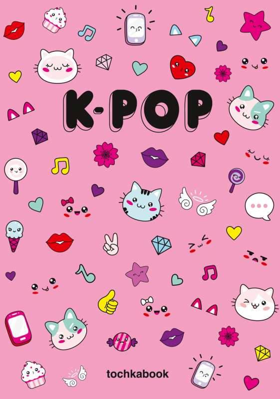 Bloknots -  K-POP (rozā)
