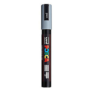 UNI Posca PC-5M marķieris pelēks