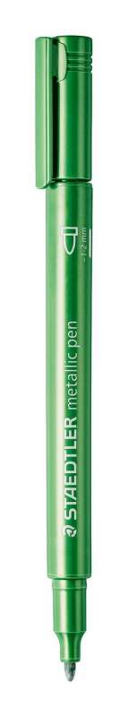 Marķieris 1-2mm  STAEDTLER "Metallic"  - zaļš