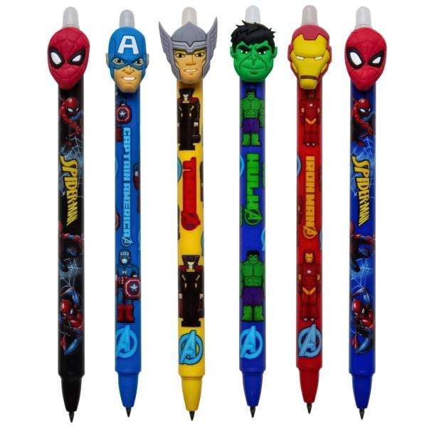Pildspalva gēls aut. 0,5mm ar dzēšgumiju Colorino AVENGERS SPIDER-MAN
