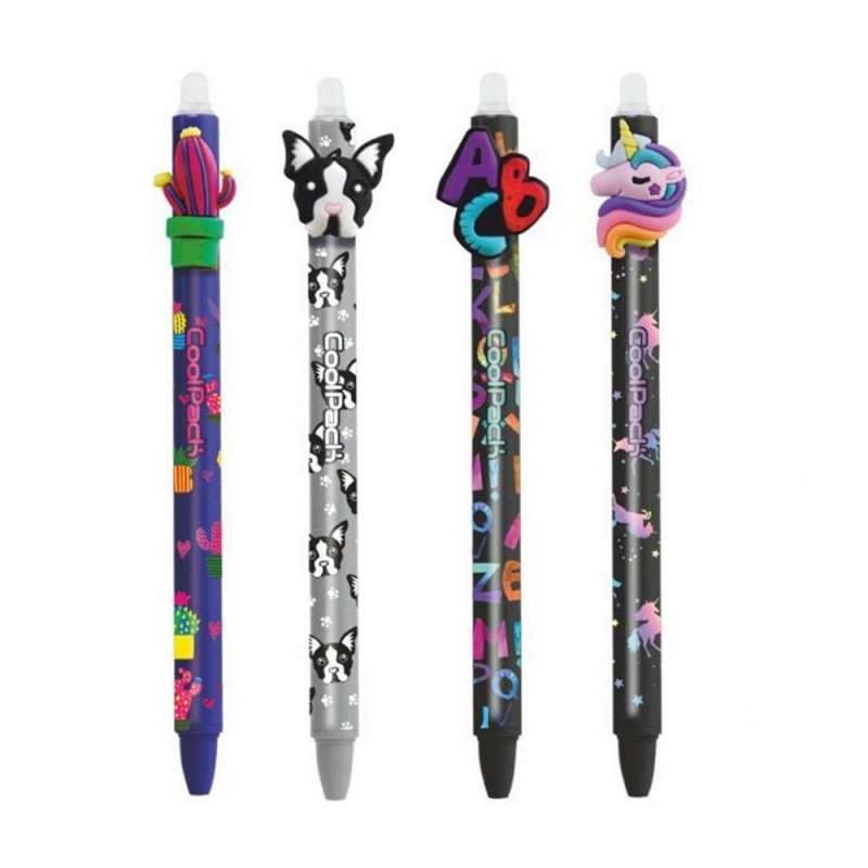 Pildspalva gels aut. 0,5mm ar dzesgumiju Girls CoolPack, zila
