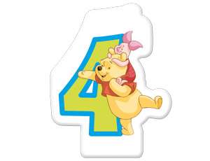 Svece tortei Disney "Winnie The Pooh 4"