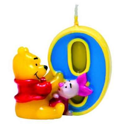 Svece tortei Winnie the Pooh "9"