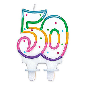 Svece tortam 50
