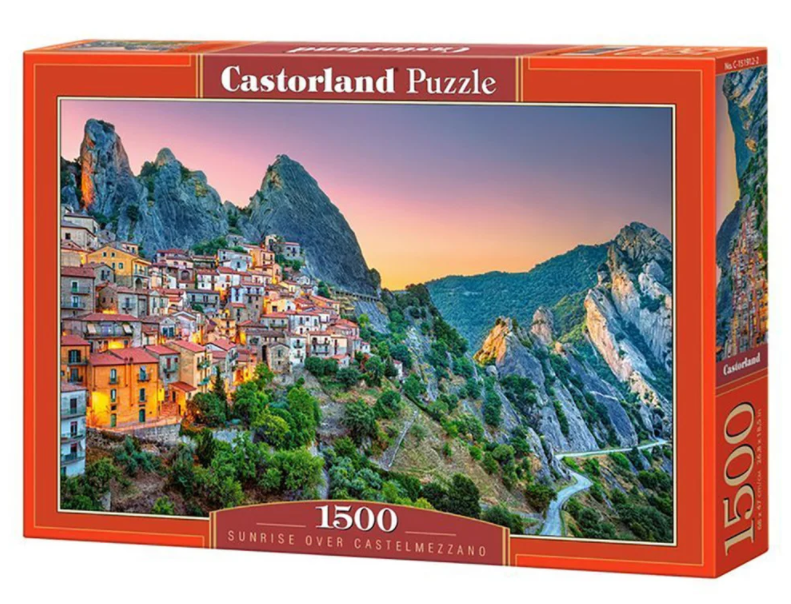 Spēle puzzle - Sunrise overv Castelmezzano 1500