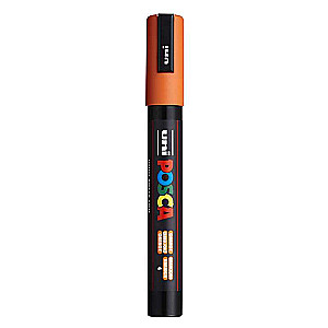 Marķieris UNI Posca PC-5M oranžs (4)