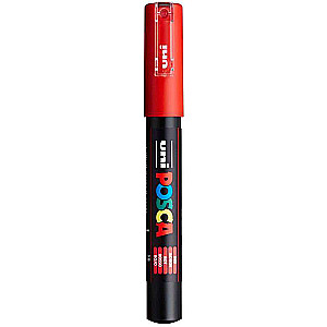 Marķieris UNI Posca PC-1M sarkans (15)