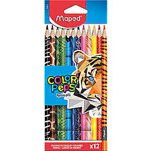 Krāsainie zīmuļi Color Peps Animals