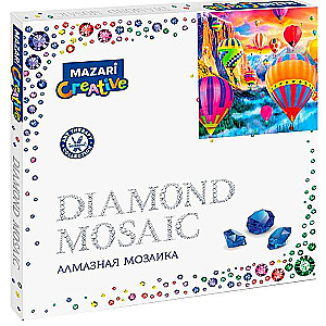 Dimanta mozaīka 30x30 cm (rāmis 28.8x28.8 cm) Gaisa baloni 2