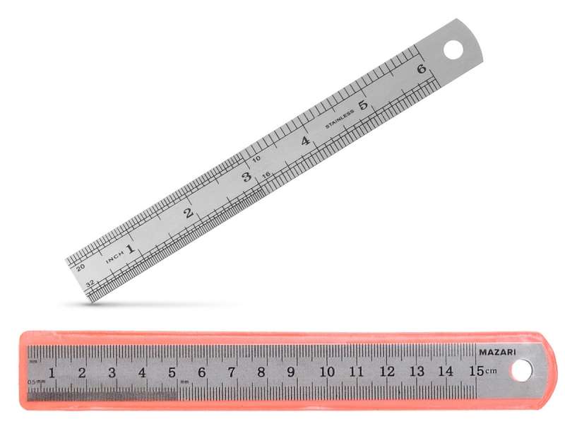 Metāla lineāls 15 cm