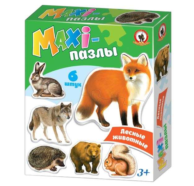 MAXI-пазлы - Лесные животные