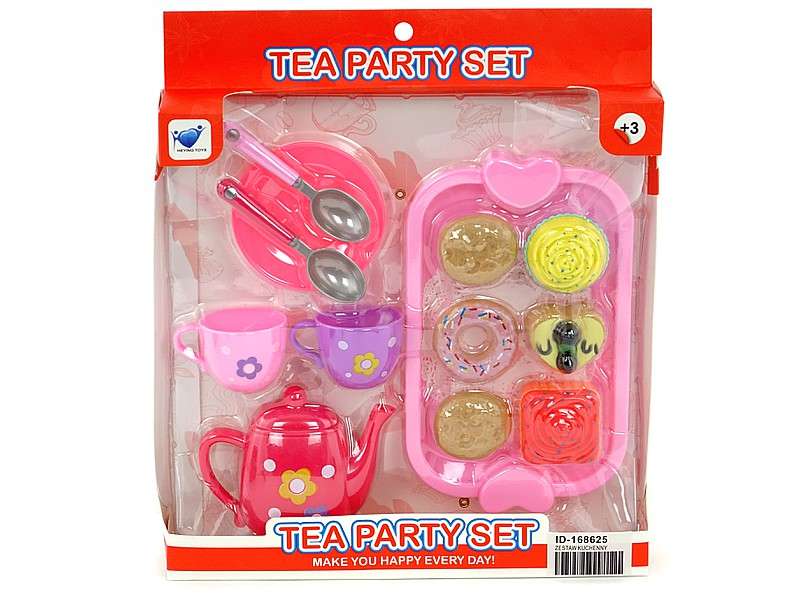 Tējas komplekts ar kūkām "Tea Party Set"
