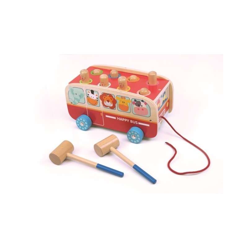 Деревянная игрушка ANDREU - Автобус животных