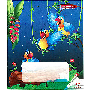 Zinātnes burtnīca 12l., līnija, 1-2 klase, 170*205 mm