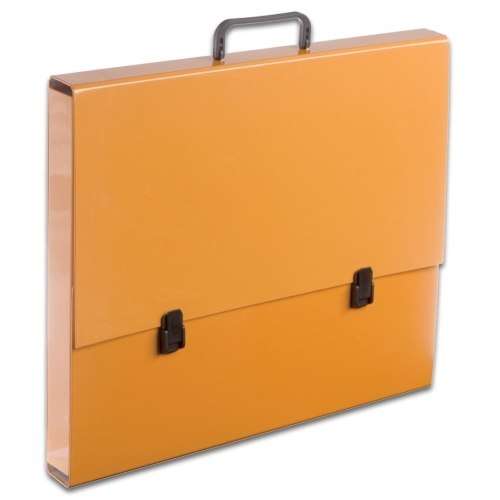 Папка-портфель А3, оранжевая