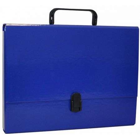 Папка-портфель А4 синяя