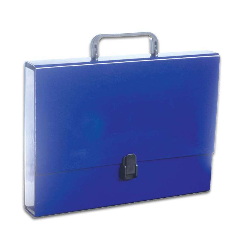Папка-портфель А4 тёмно-синяя