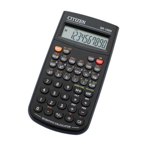 Kalkulators zinatniskais 8+2zim. 154X84 128 funkcijas Citizen
