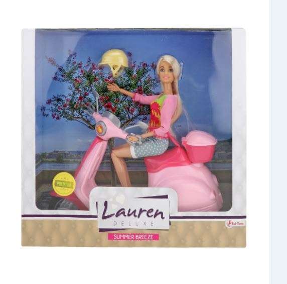Кукла LAUREN с скутером