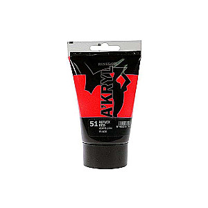 Akrila krāsa Nr.51, 100ml, (REFLEX RED)