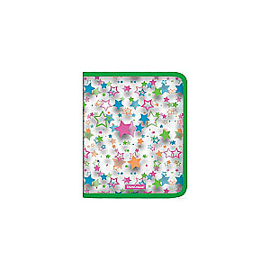 Zippera mape uz piezīmēm plastmasas ErichKrause Neon Stars, A5+
