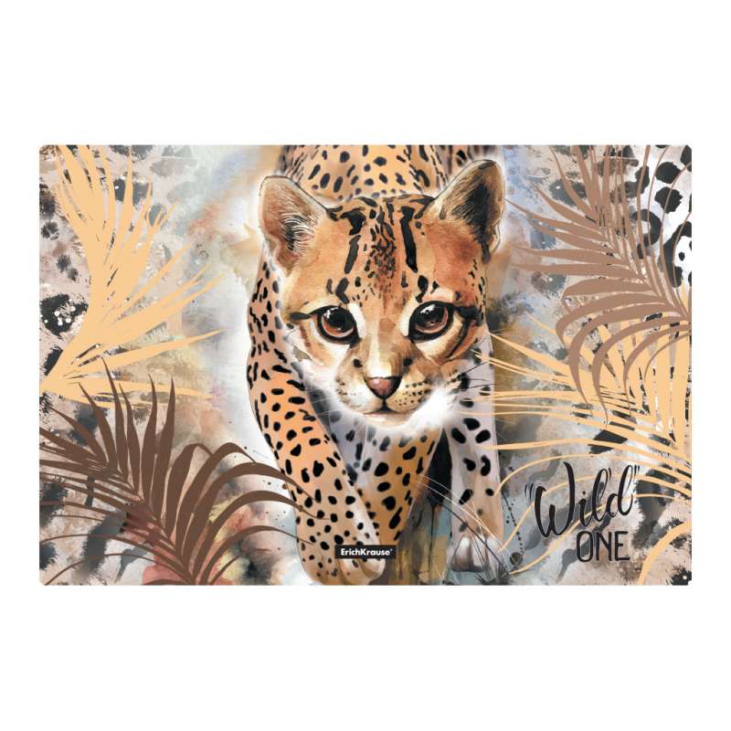 Подкладка настольная пластиковая ErichKrause Wild Cat, А3