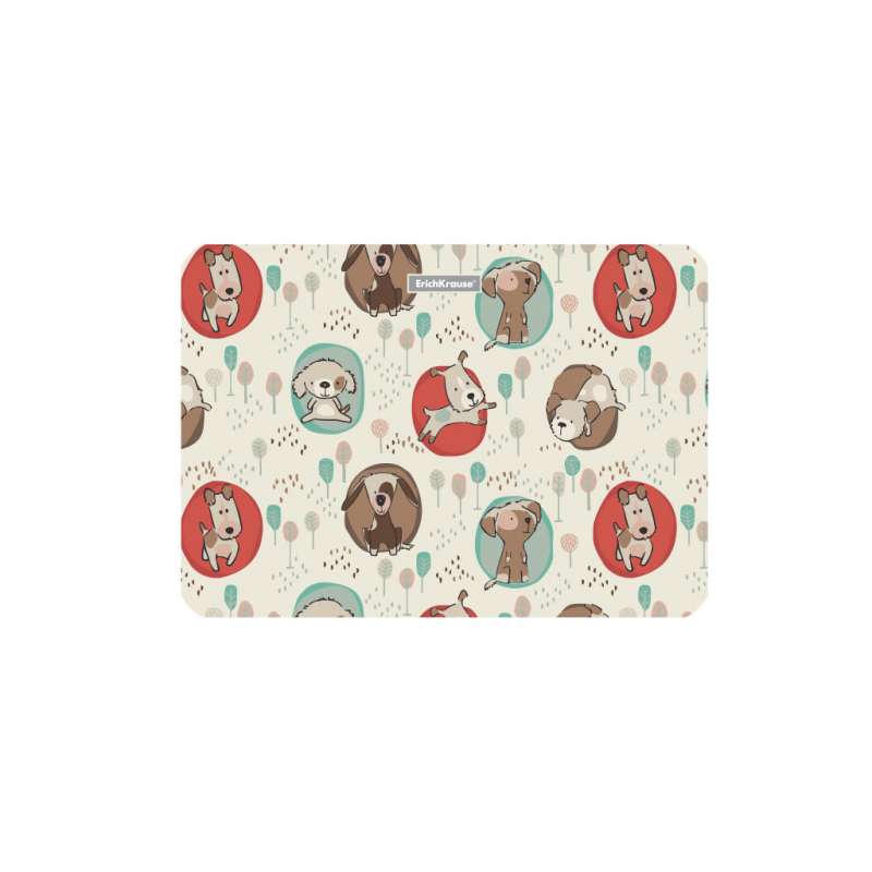 Galda paliktnis plastmasas ErichKrause Little Dogs, A4