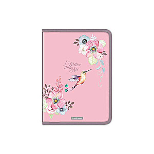 Zippera mape uz piezīmēm plastmasas ErichKrause Colibri, A4