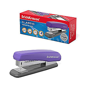 Stapleris №24/6 ErichKrause Classic līdz 25 lapām, pelēki-violets